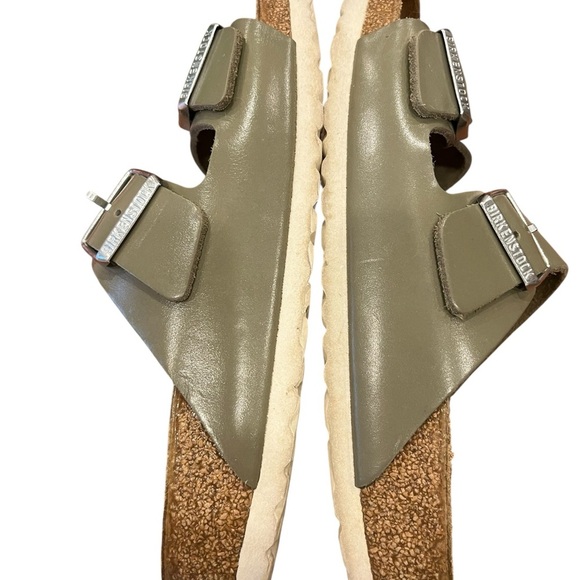 BIRKENSTOCK Sage Green Arizona Sandals - Picture 6 of 7